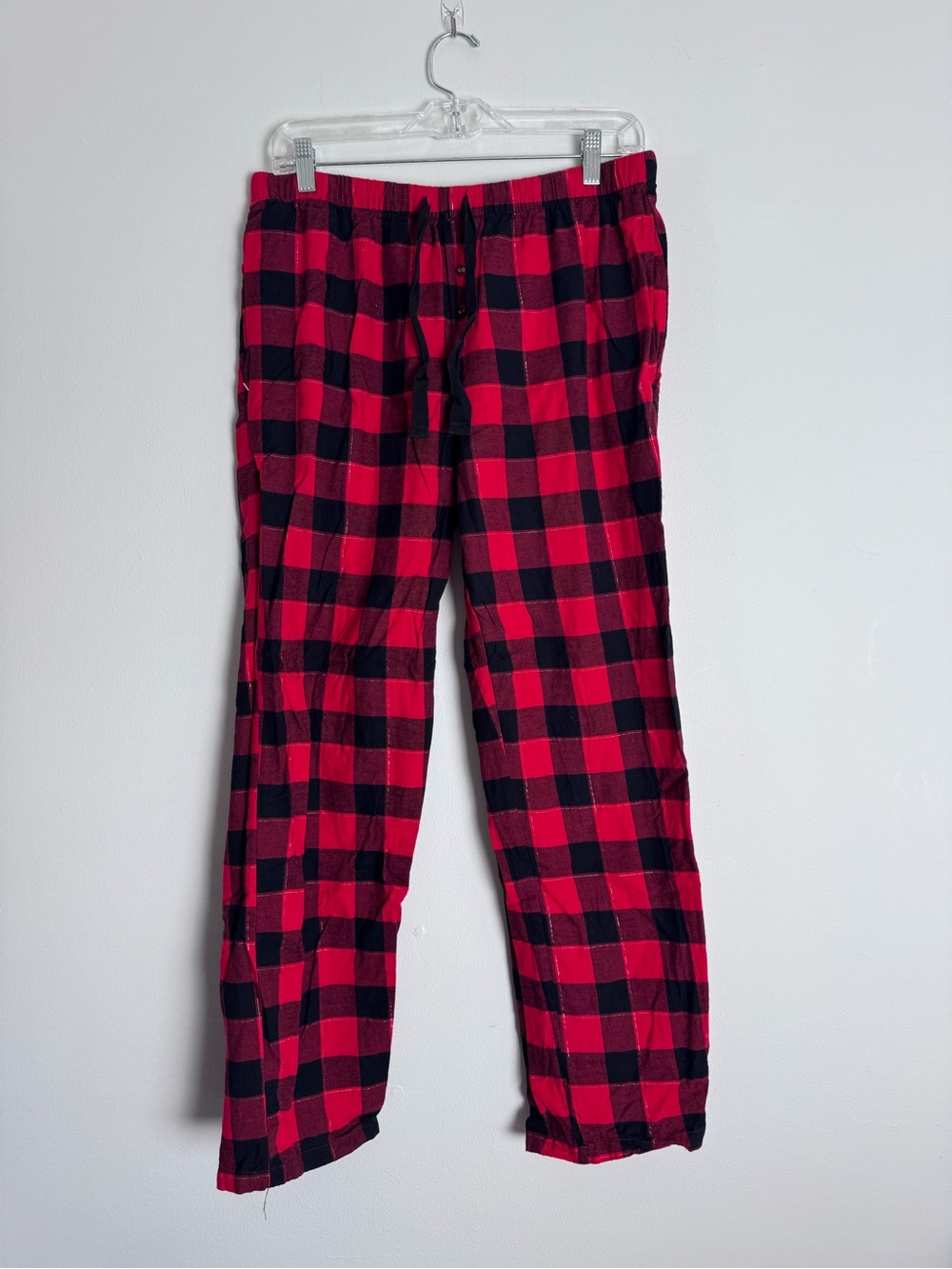 Stars Above Red and Black Buffalo Plaid pajama pants M